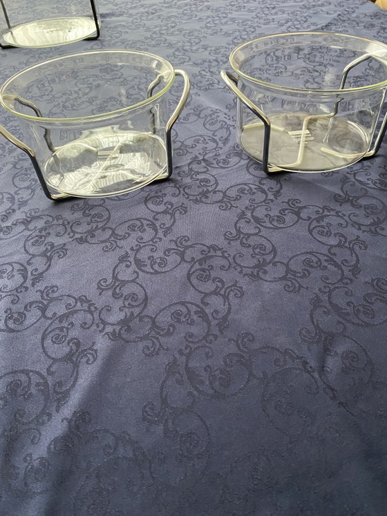 3 Bodum Vintage Hot Pot Ciotole Con Supporto – Stoviglie, Glass, Metal (photo 6 of 11)