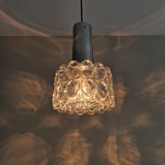 Image 1 of Lampe pendante vintage Glashütte Limburg - Helena Tynell Design - Verre Bulle - 1970 - Ø 22 cm