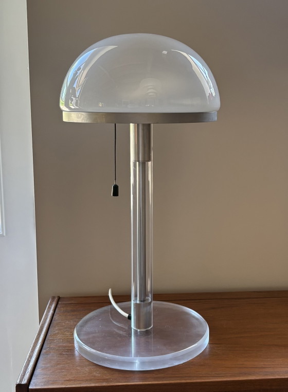 Image 1 of Bauhaus Wagenfeld Tecnolumen Metalarte table lamp 