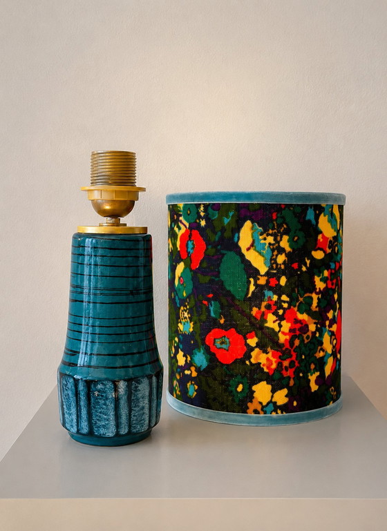 Image 1 of Lampada da tavolo senza fili realizzata in ceramica della Germania Ovest degli anni '60.