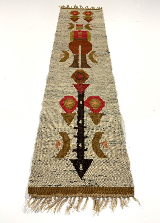 Vintage Wool Kelim Wall Hanging Poland 1970s – Cepelia, Wall decoration (photo 5 of 7)