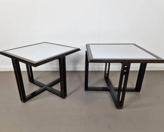 Giorgetti Galaxy Tavolini | Umberto Asnago, Vetro, Bianco (foto 3 di 11)