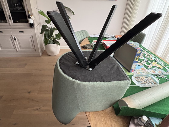 Image 1 of 6× Design Esszimmerstuhl Meijer – Stoff Villa Nova (Cambay Oregano)