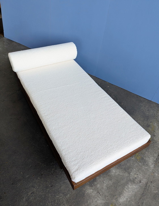 Image 1 of Banquette-lit vintage en teck avec tiroirs, années 1960