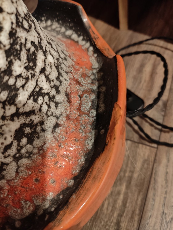 Image 1 of Retro/vintage Fat Lava ceramic floor lamp