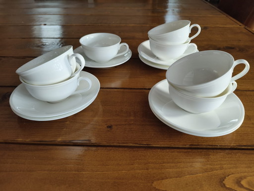 7 Theekopjes en schoteltjes royal canterbury