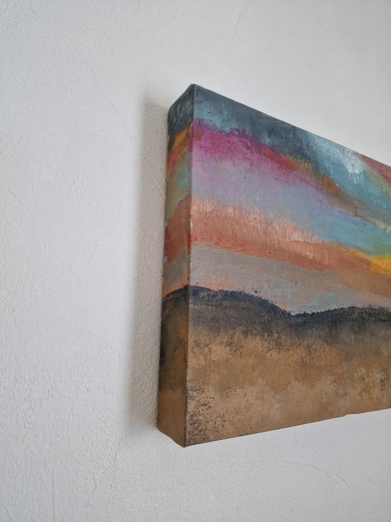 Acrylique sur toile coucher de soleil – Peintures et dessins, Canvas (photo 3 of 8)