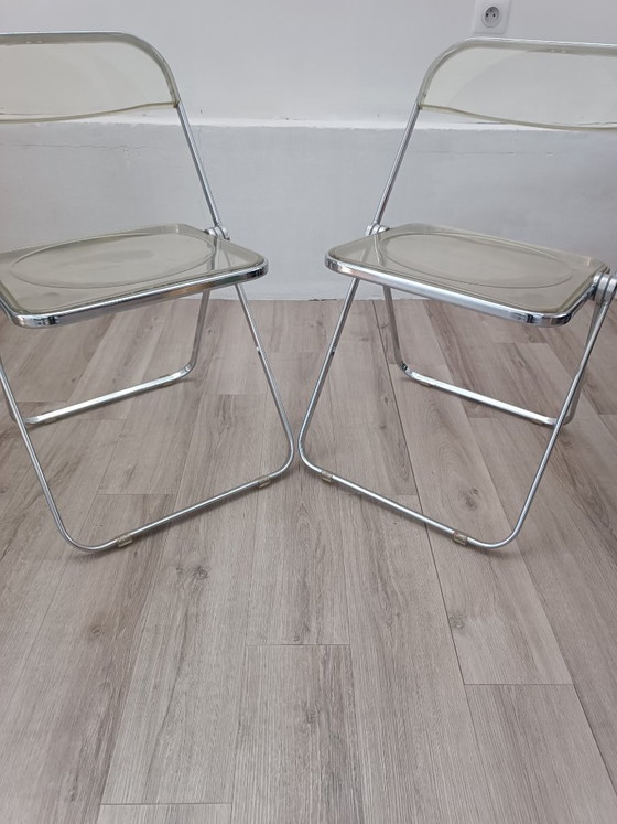 Image 1 of Plia stoelen van Giancarlo Piretti voor Anonima Castelli 1967 Originele Ed