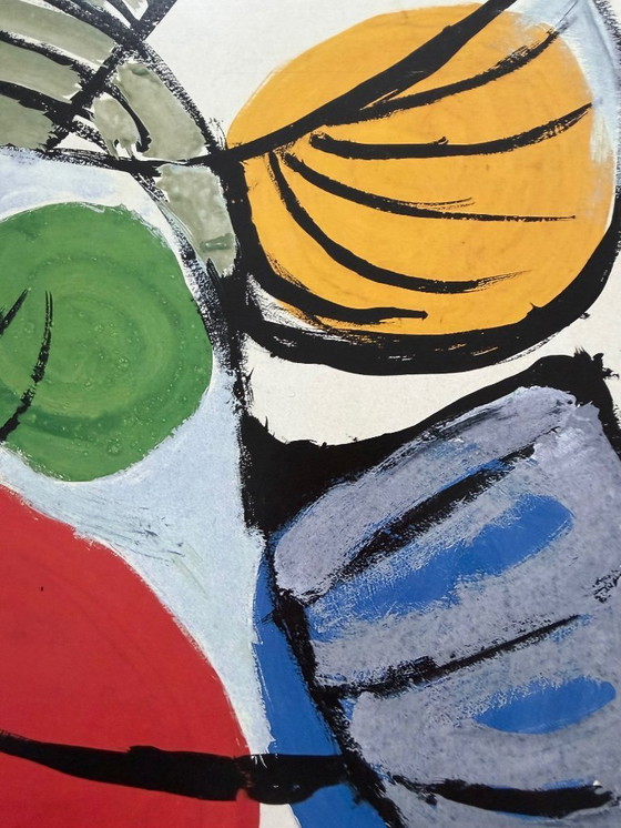 Image 1 of Karel Appel (1921-2006), Het Zonnedier, 1951, copyright  Karel Appel 1984 c/o Beeldrecht Amsterdam....Printed in Holland /no.47