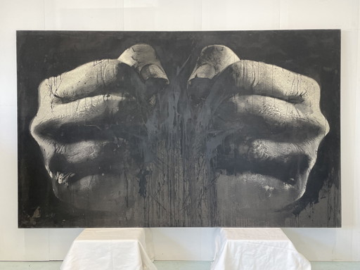 Krijn van Noordwijk Olieverf op Canvas 245 x 150