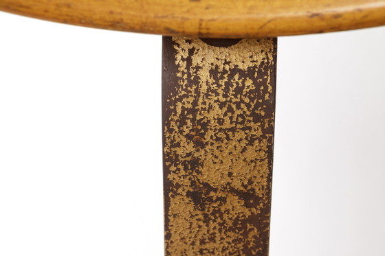 Image 1 of Industrial Swivel Chair by Ama Elastik – 1950s Vintage Bauhaus Design, Wood & Metal