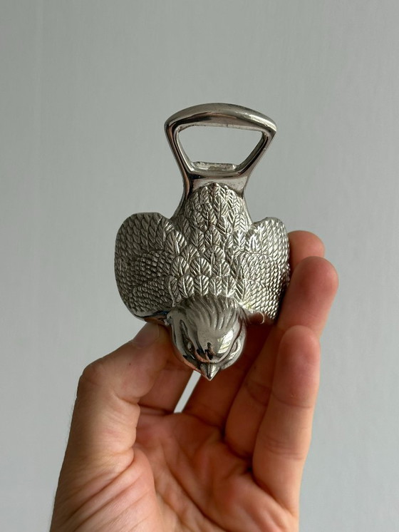 Image 1 of Antique metal bird-shaped bottle opener