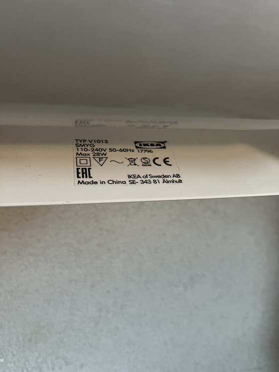 Image 1 of Lampada da parete vintage IKEA Smyg con paralume girevole