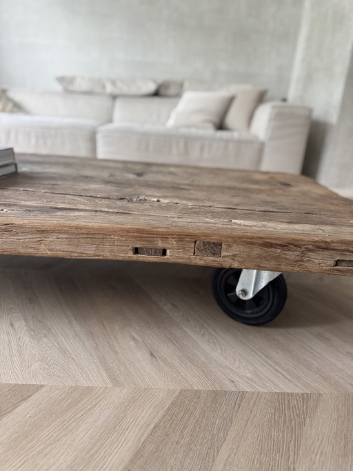Coffee table Chinese temple door table 200x100cm