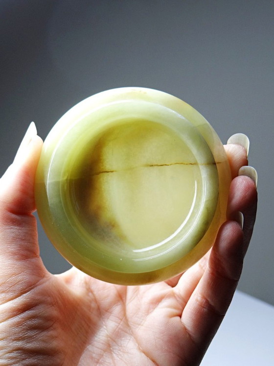 Kleine Vintage Italiaanse Groene Onyx Doos, Jaren 1960-1970 – Decoratieve objecten, Stone (photo 6 of 8)