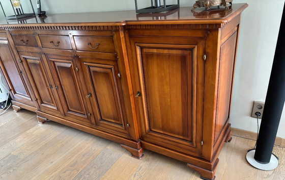 Image 1 of Französisches Sideboard Tricoire Marseille – Kirsche massiv (Merisier)