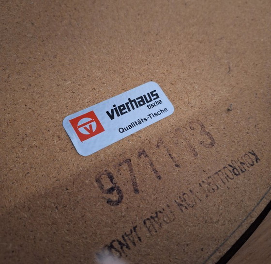 Image 1 of Brutalist design coffee table by Vierhaus with copper work by Wilfried Redeker