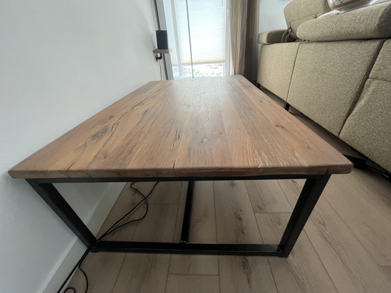 Image 1 of Salontafel.  Iron and Wood. 