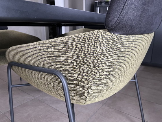 Image 1 of 4x Venjakob Design-Stühle "Marleen" – Hochwertiger Stoffmix (Q2)