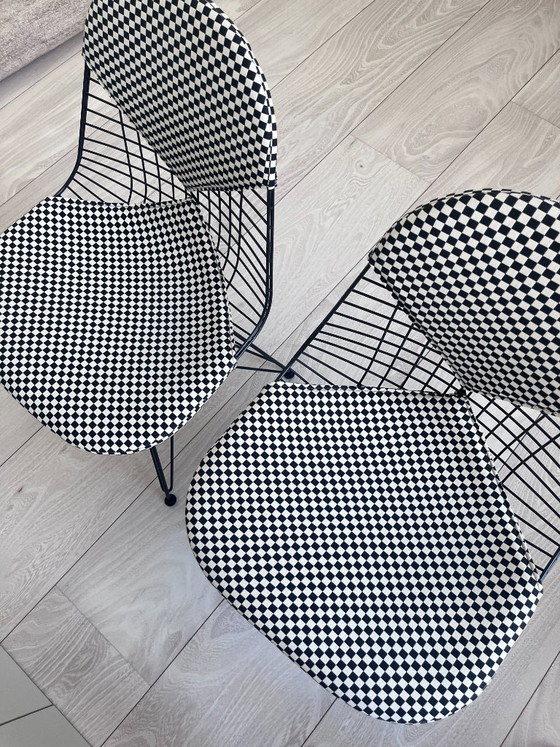 Sedia Vitra Eames Wire DKR-2 (set da 2) – Sedie da pranzo, Textile (photo 4 of 12)