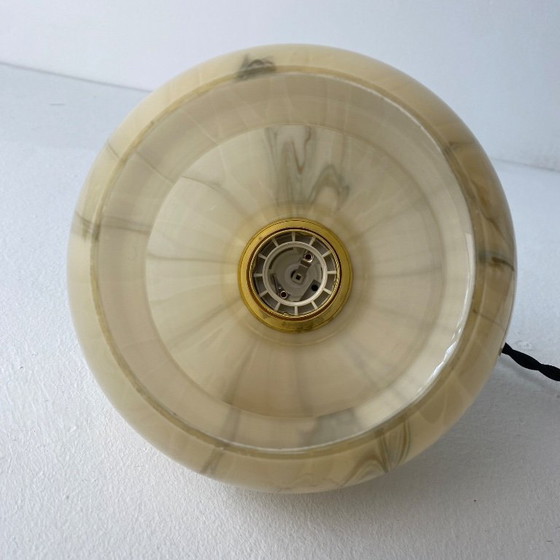 Image 1 of COPPIA DI LAMPADE A SOSPENSIONE VINTAGE IN MARMO