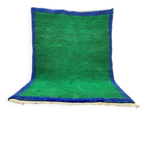 Tappeto berbero in lana verde 200cmx300cm