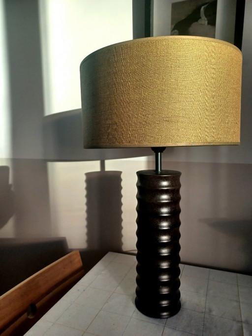 ACB Iluminación ‘Sharm’ Lampe Design – Marron & Jaune Ocre – Comme neuf