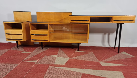 Image 1 of Desk by Mojmir Pozar for Up Závody, 1960s, Set of 2