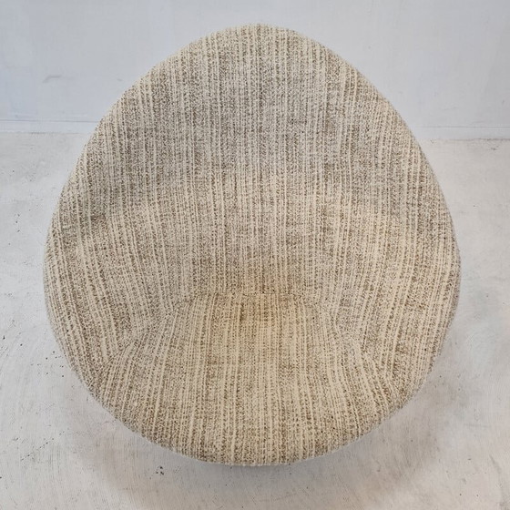 Image 1 of Vintage Globe fauteuil met voetenbankje van Pierre Paulin voor Artifort, 1970