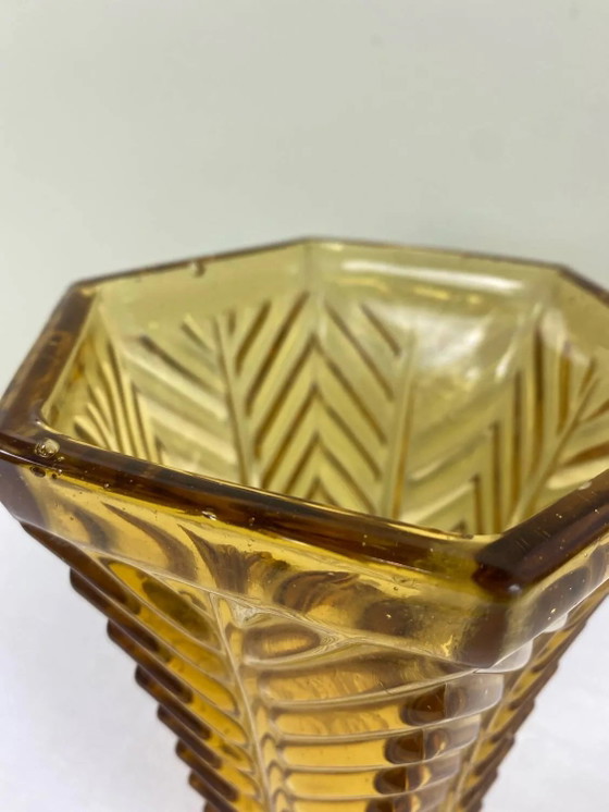 Amber Art Deco vase – Crystal, Glass (photo 3 of 7)