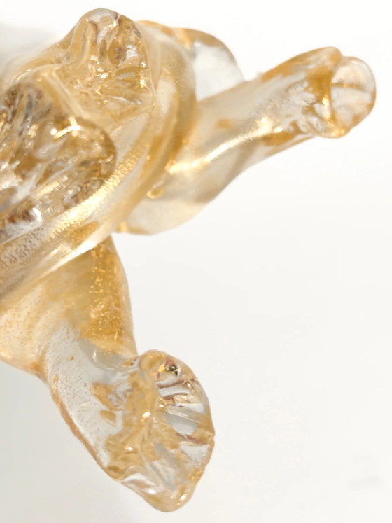 Little Elephant in Murano Glass and Gold Leaf Attributed to Ercole Barovier 1930s – Sculpture (photo 10 of 11)