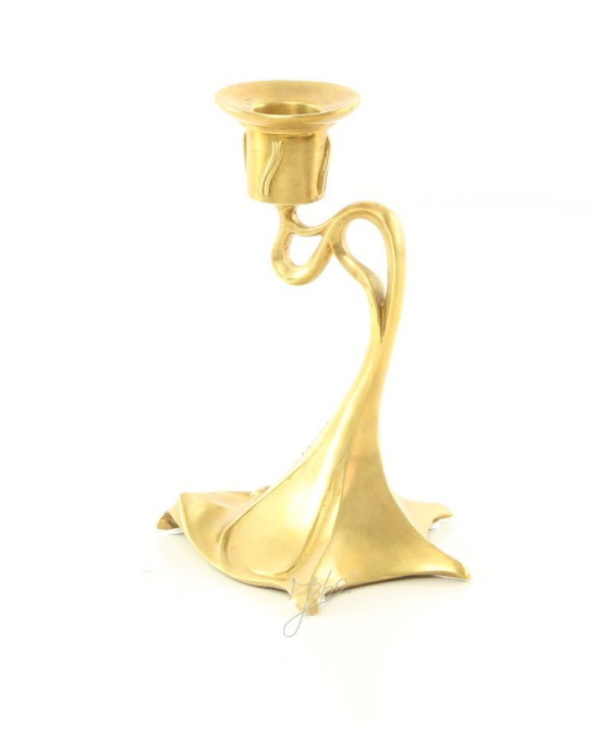 Image 1 of Bronzeleuchter im Jugendstil