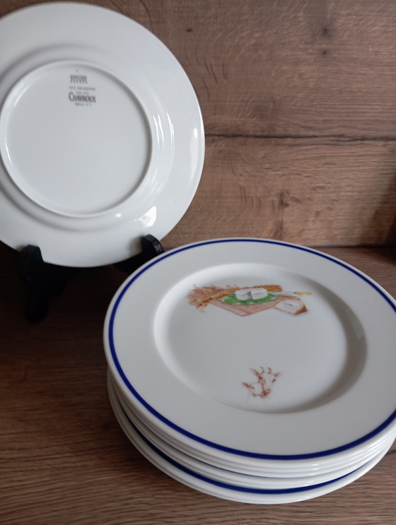 Image 1 of 8 cheese plates / cheeses from France by Guy Degrenne