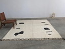 Beni Ourain Tapis Marocain Fait Main Traditionnelle 2,5/2,5 M