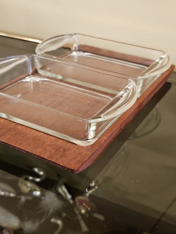 Artiform Denmark Teak Servierschale Snackschale – Geschirr, Wood, Glass (photo 5 of 8)