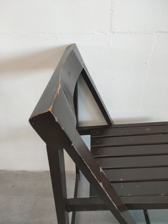 Image 1 of Set van 2 vintage Aldo Jacober model Trieste stijl jaren 60 'caned'houten stoelen