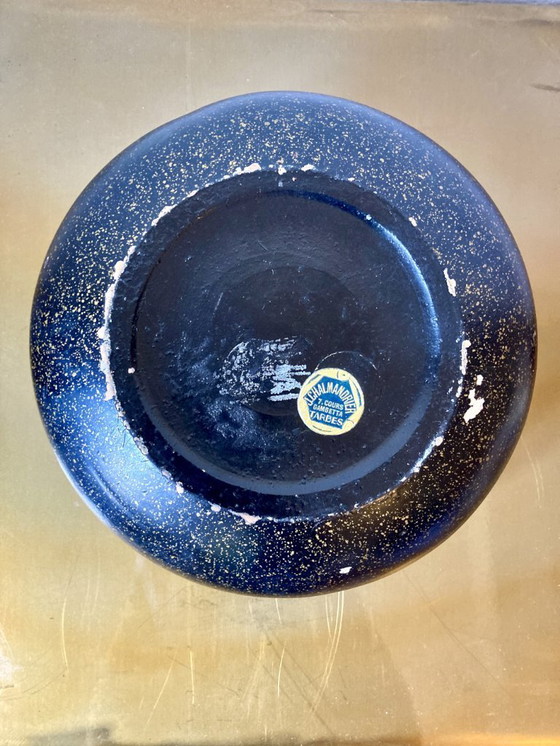 Image 1 of Signierte Terrakottavase mit Rosenmotiven, Frankreich, 1950er-1960er Jahre