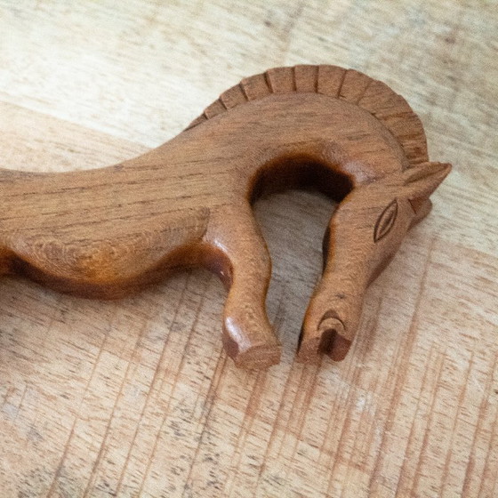 Cavallo vintage intagliato a mano, stile arte popolare scandinava – Oggetti decorativi, Wood (photo 7 of 8)