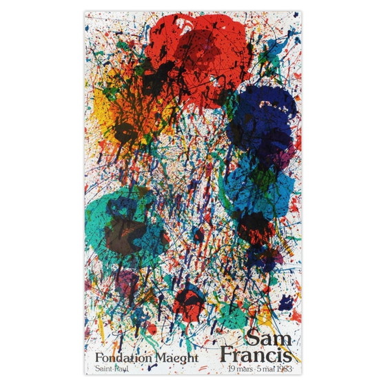 Sam Francis Poster Expo 83 - Fondation Maeght – Paper (photo 2 of 5)