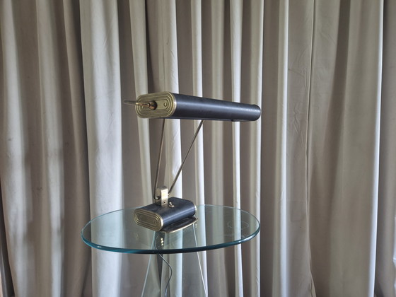 Image 1 of Lampada Juno Eileen Gray nera e oro