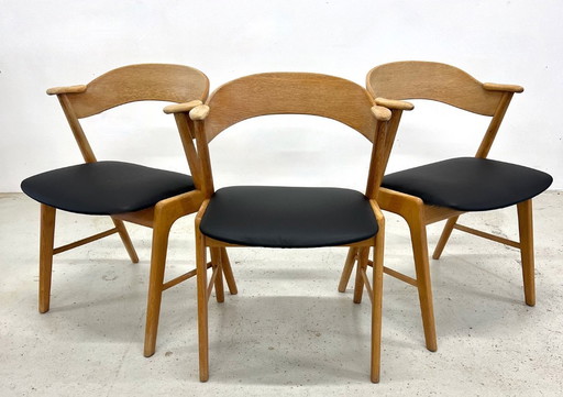 Kai Kristiansen Model 32 Dining Chairs, Korup Møbelfabrik.