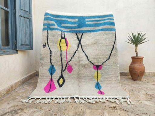 Alfombra bereber marroquí con encanto natural, 2200 cm x 300 cm. – vloerkleden en tapijten, Wool
