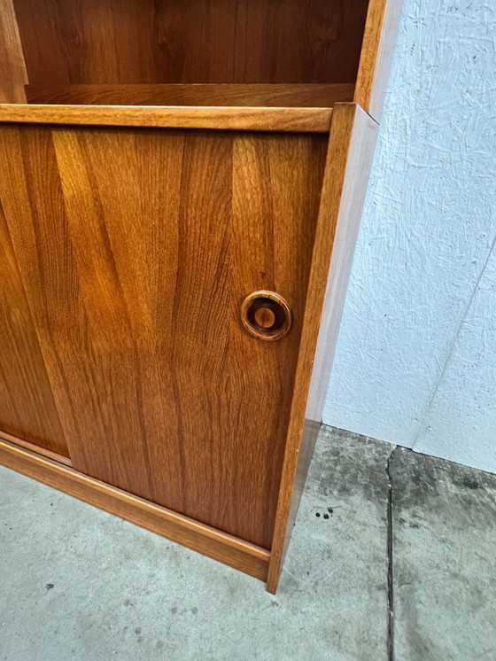 Image 1 of Vintage Highboard, Wandmeubel. Denemarken 1970's