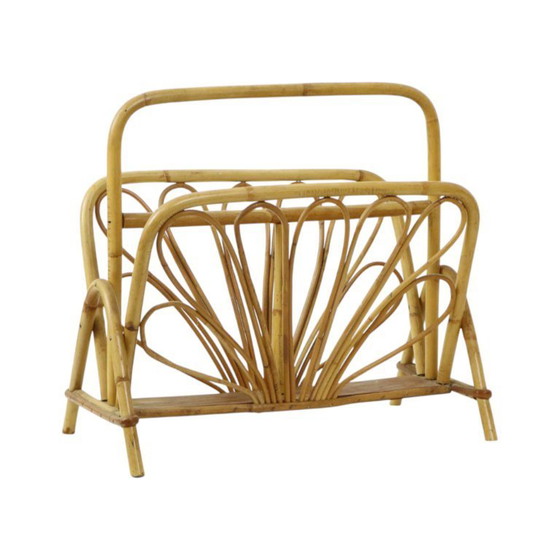Image 1 of Portariviste in rattan stile boho anni Sessanta