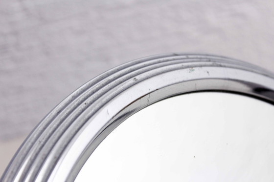 Image 1 of Vassoio a specchio in metallo in stile anni '50