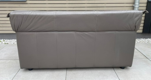 Bank aus den 1970er Jahren – 2 zitsbanken, Leather (photo 2 of 7)