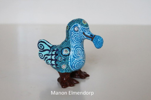 100% Handgemaakt Beeldje Dodo / Vogel Kunst Nieuw