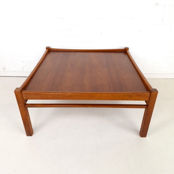 Tavolino da caffè quadrato vintage, design danese, in teak, anni '60/'70, stile Mid-Century Modern. (photo 5 of 9)