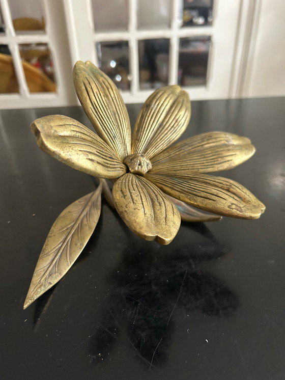 Image 1 of Fiore in ottone vintage
