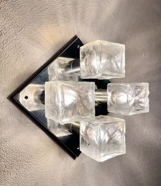 Image 1 of Vintage Kalmar Ice Cube Lamp